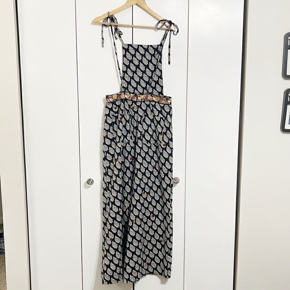 Anthropologie Embroidered Wide-Leg Jumpsuit Size 8 - Picture 8 of 8
